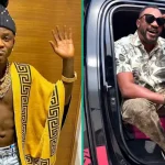 Popular Nigerian singer Portable confronted popular actor Odunlade Adekola a few hours ago immediately he saw the video showing Odunlade hugging Portable's 4th baby mama, Ashabi Simple. 